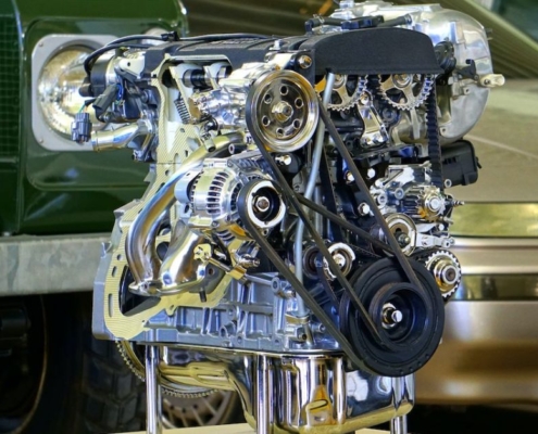 interior of car engine - rocket chip aftermarket car parts