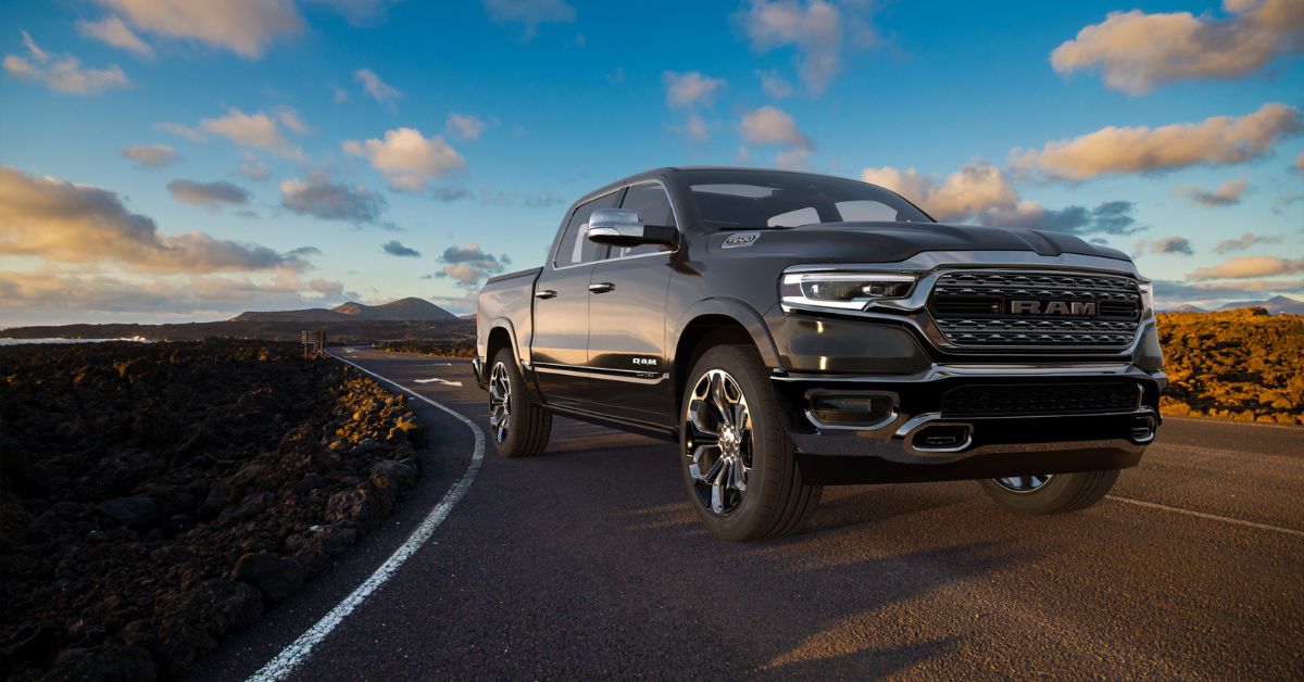 dark grey Dodge Ram truck - rocket chip install a performance chip