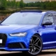 bright blue Audi sportscar - rocket chip plug in performance chip