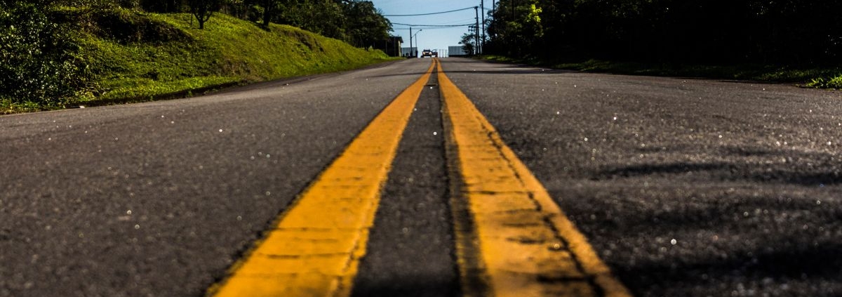 empty road with yellow solid lines and black asphalt - rocket chip AFM Disabler