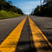 empty road with yellow solid lines and black asphalt - rocket chip AFM Disabler