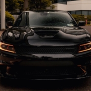 black Dodge Charger - rocket chip performance chip