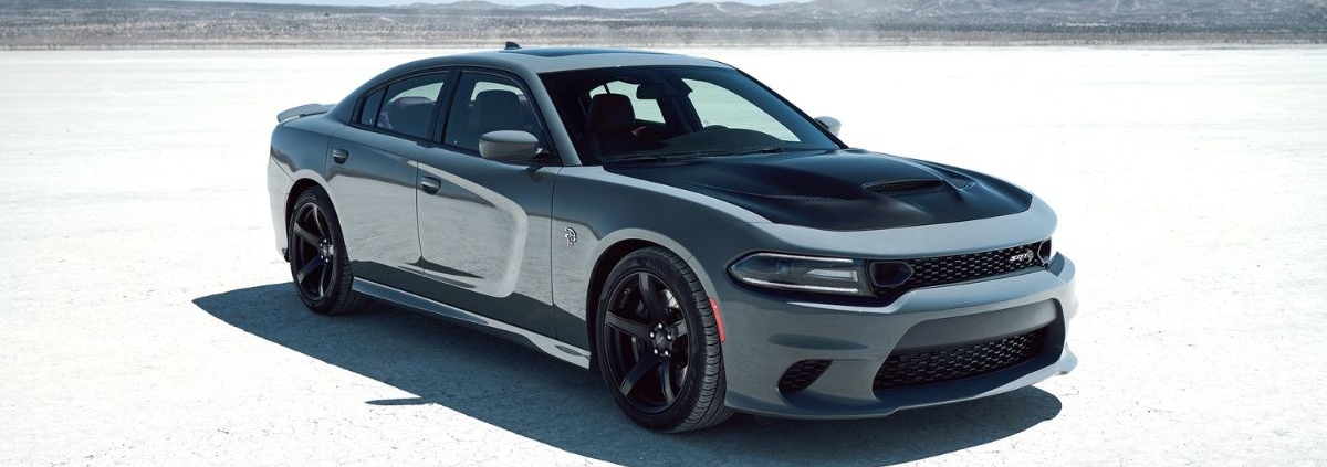 dark grey Dodge sports car - rocket chip increasing mpg
