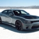 dark grey Dodge sports car - rocket chip increasing mpg