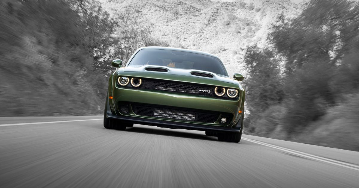 dark green Dodge sports car - rocket chip Dodge performance chips