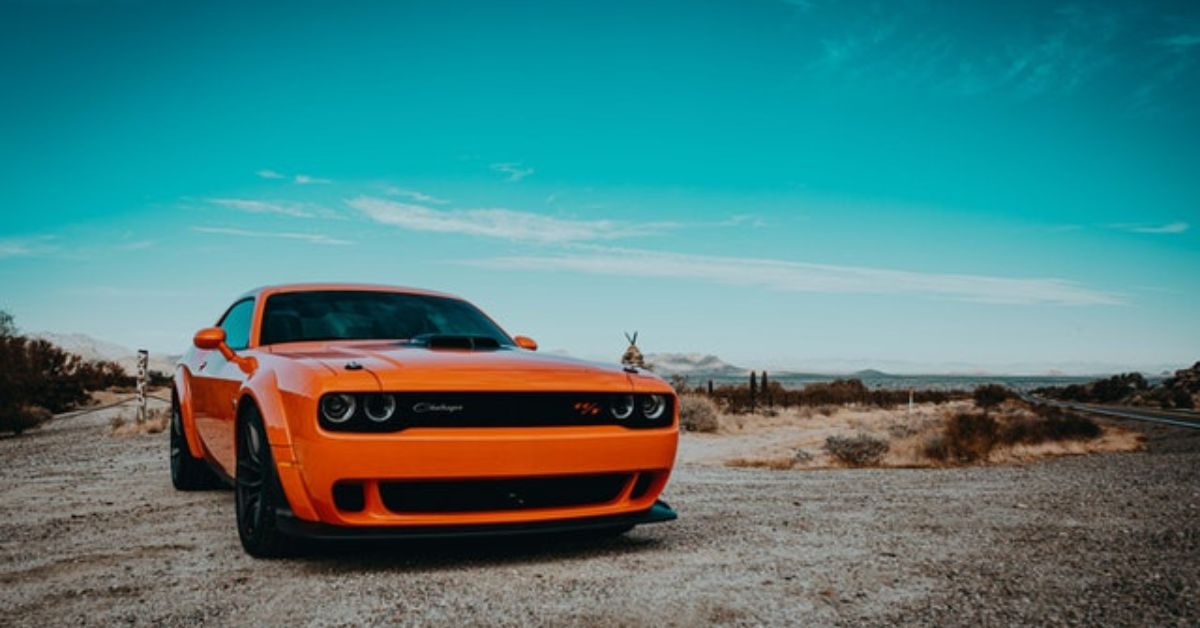 orange Dodge sports car - rocket chip Dodge performance chips
