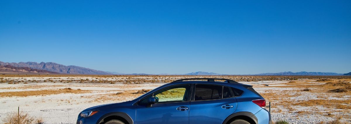 sideview of a blue Subaru vehicle - Rocket Chip plug in performance chip