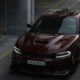 Maroon colored Dodge car driving down a road - rocket chip Dodge Performance Chips