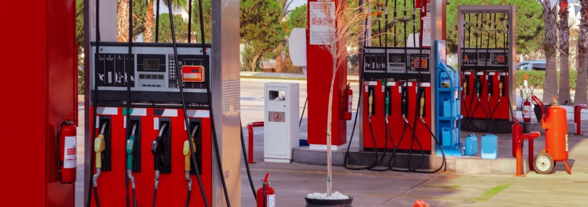gas station with multiple fuel pumps - rocket chip improving MPG