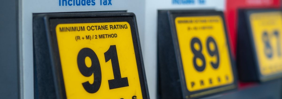 close up of gas pumps - rocket chip improving MPG