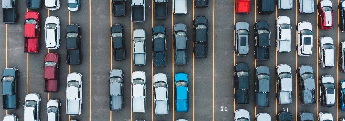 cars lined up on the road in multiple rows - Rocket Chip performance chip