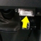 yellow arrow pointing to a vehicle OBD2 port - Rocket Chip performance chip